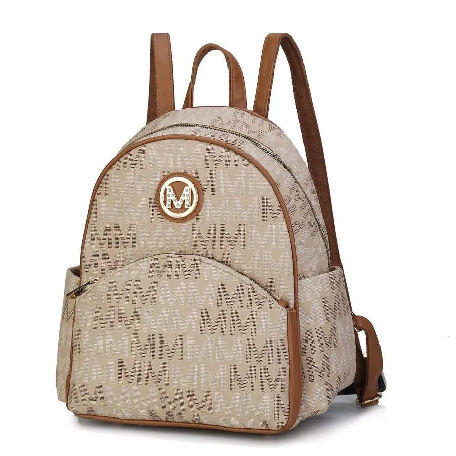 Palmer Vegan Leather Signature logo-print Women’s Backpack