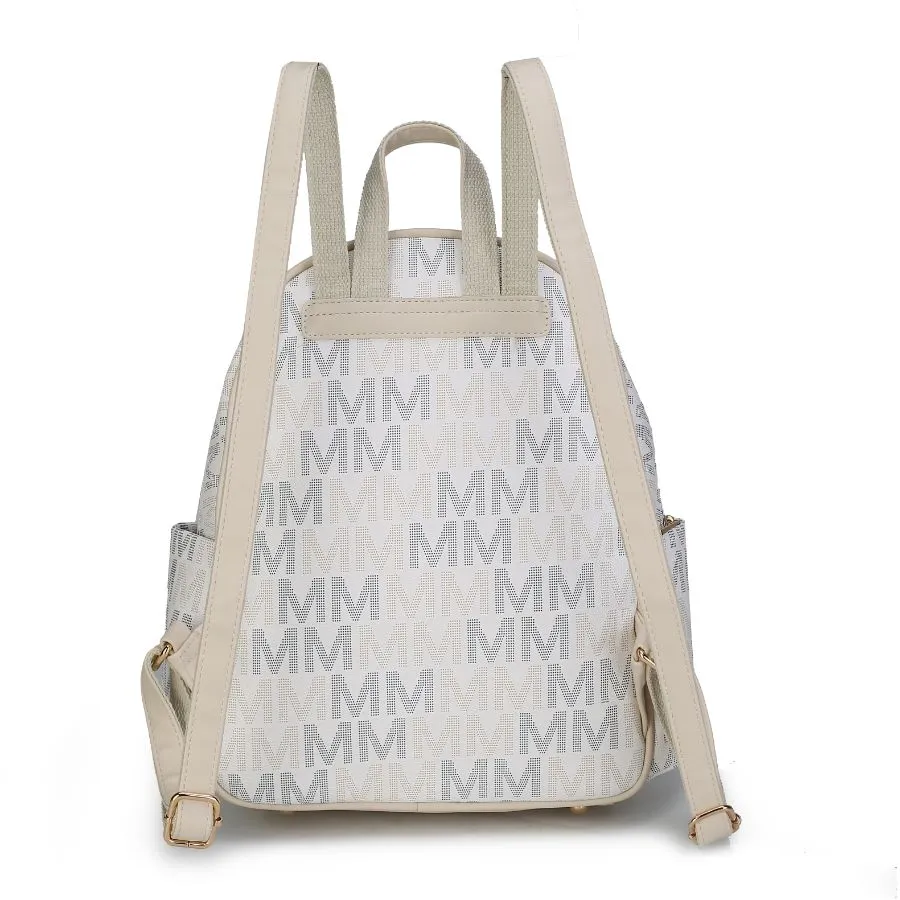 Palmer Vegan Leather Signature logo-print Women’s Backpack