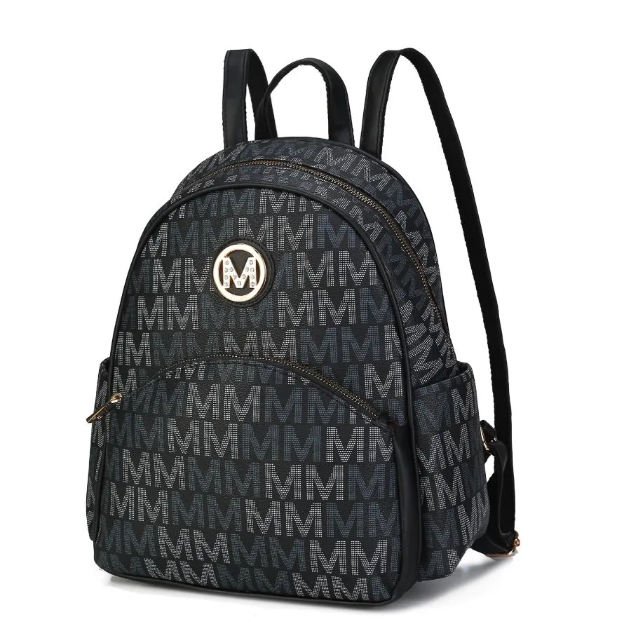 Palmer Vegan Leather Signature logo-print Women’s Backpack