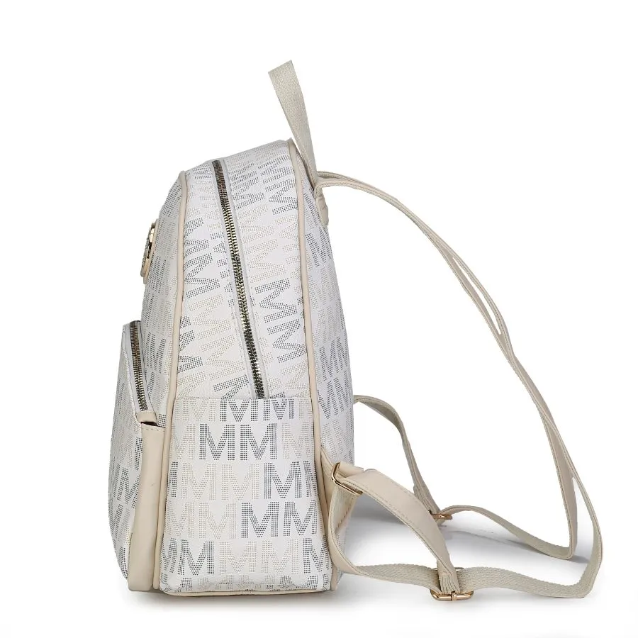 Palmer Vegan Leather Signature logo-print Women’s Backpack