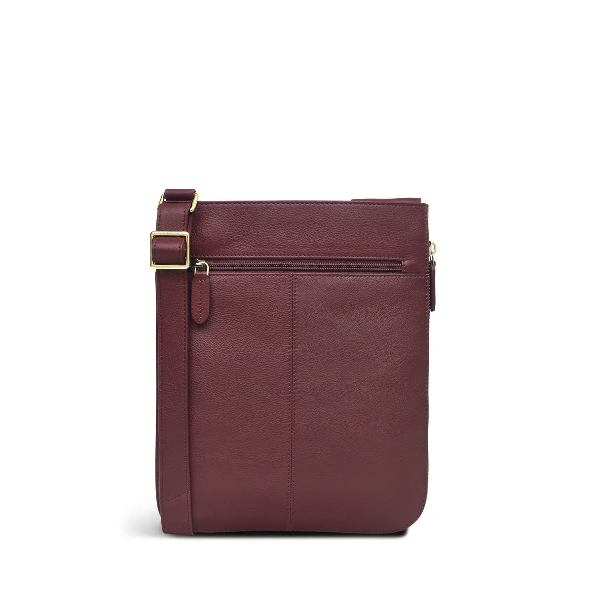 Pockets Faux Croc - Medium Zip Around Crossbody