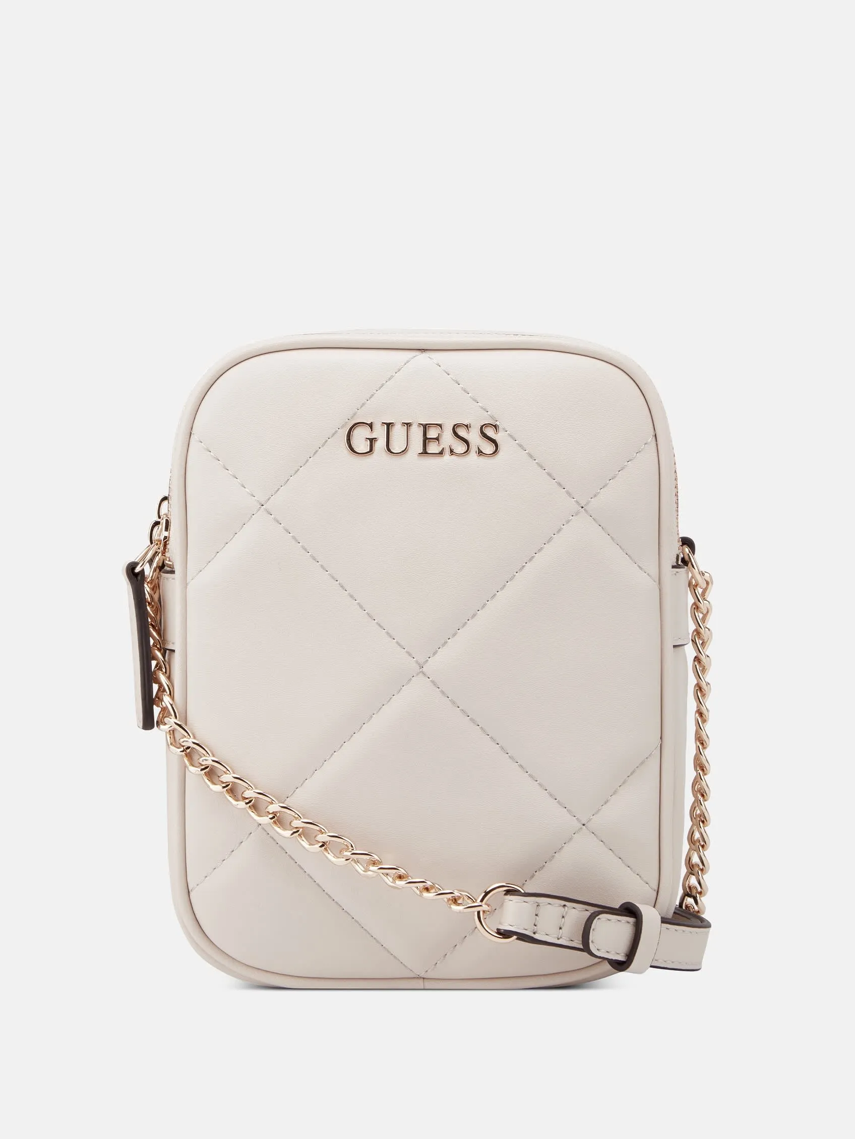 Quincey Quilted Mini Double-Zip Crossbody