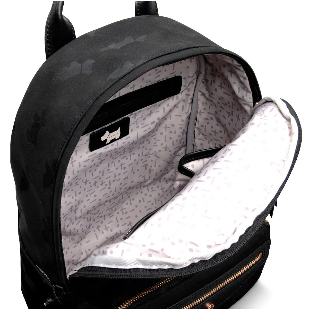 Radley Jacquard - Medium Zip Top Backpack
