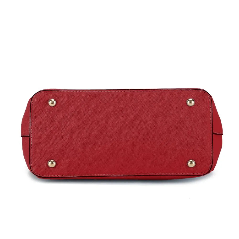 Ruth Vegan Leather Women’s Satchel Bag with Wallet – 2 pieces