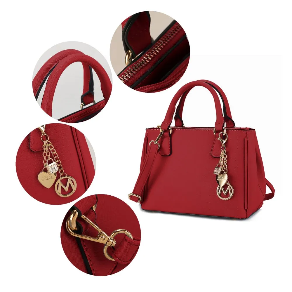 Ruth Vegan Leather Women’s Satchel Bag with Wallet – 2 pieces