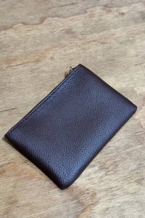 Sara Zip Bag - Coffee Brown