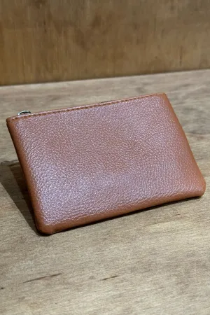 Sara Zip Bag - Light Brown