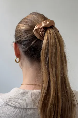 Satin Scrunchie - Bronze