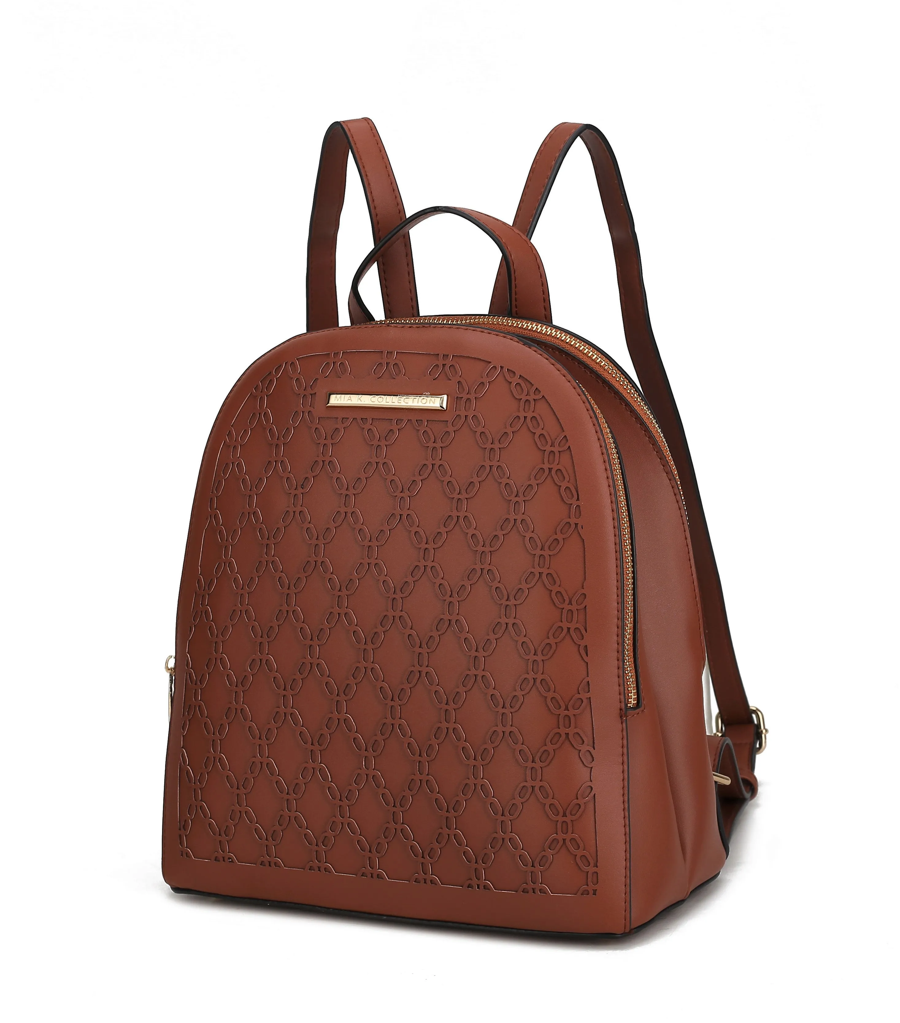 Sloane Vegan Leather Multi compartment Backpack