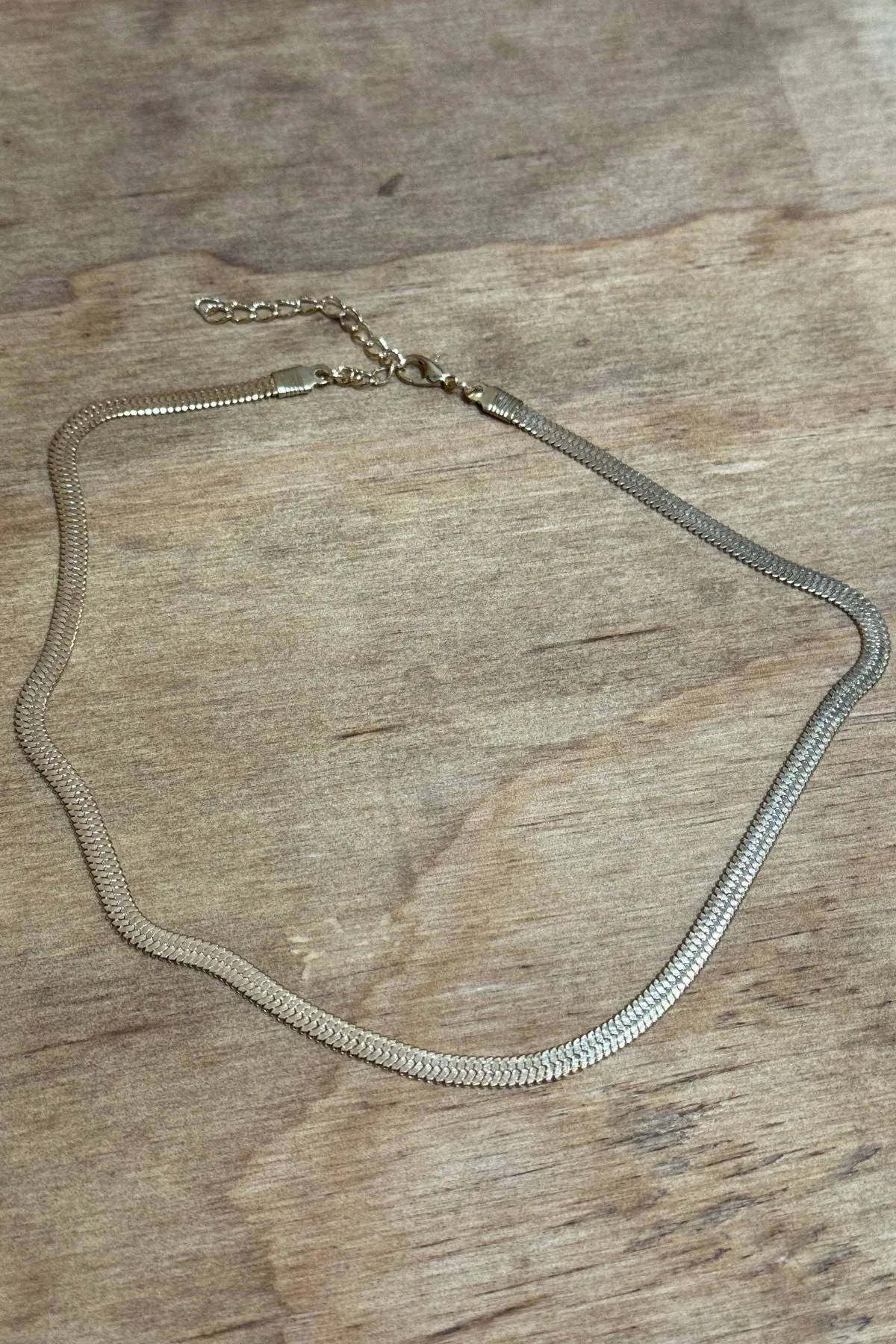 Smooth Gold Chain Necklace - 4mm