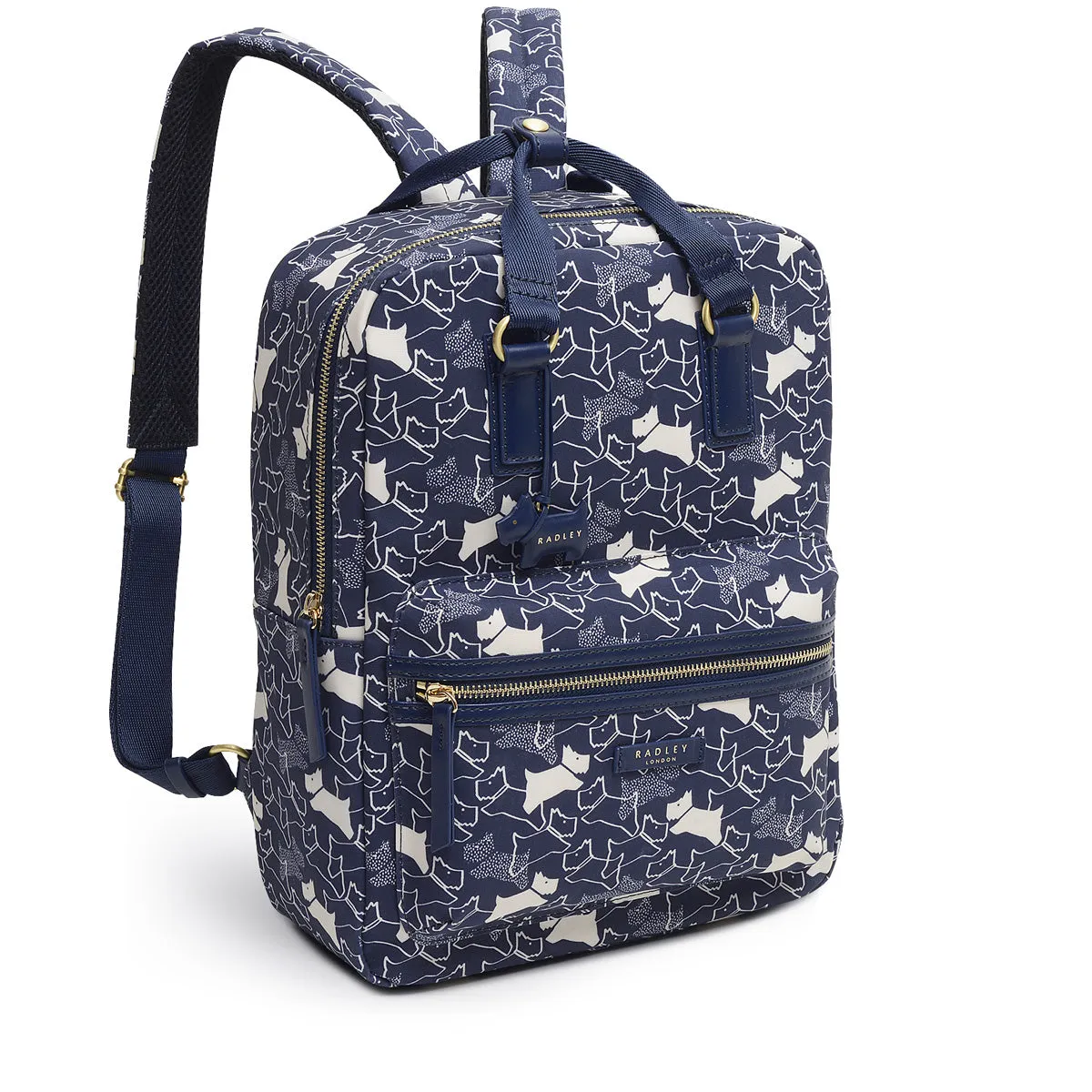 Texture Dog - Large Zip Around Backpack