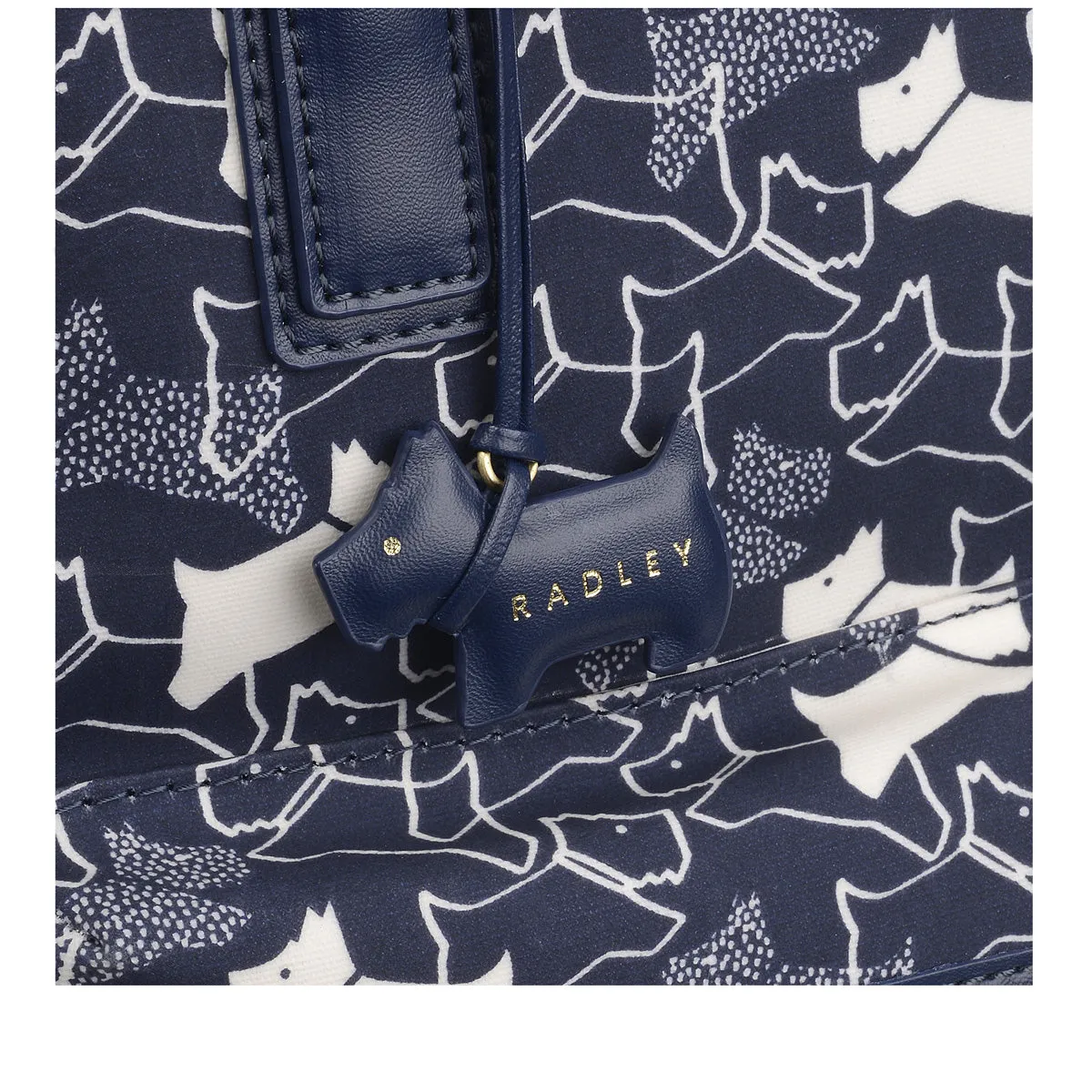 Texture Dog - Large Zip Around Backpack