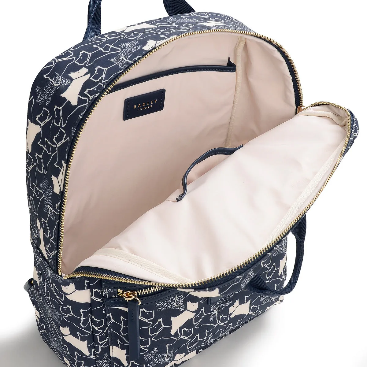 Texture Dog - Large Zip Around Backpack