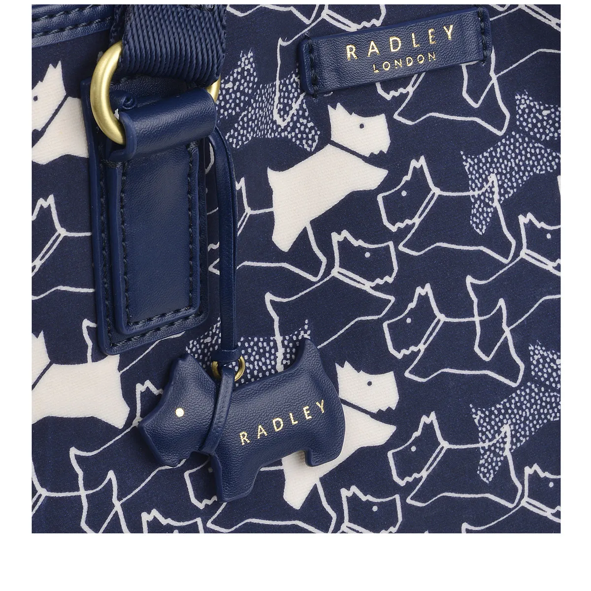 Texture Dog - Medium Zip Top Satchel