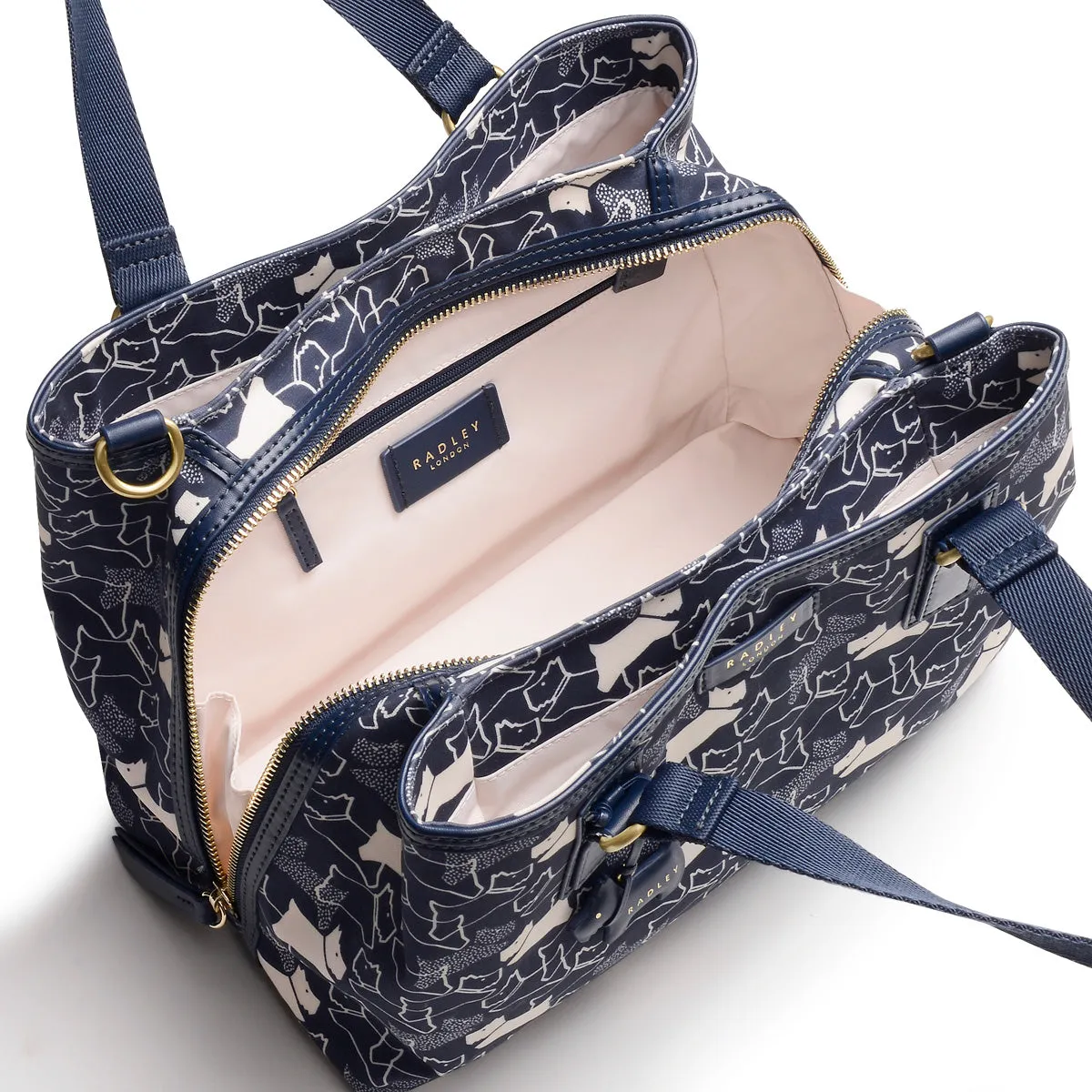 Texture Dog - Medium Zip Top Satchel