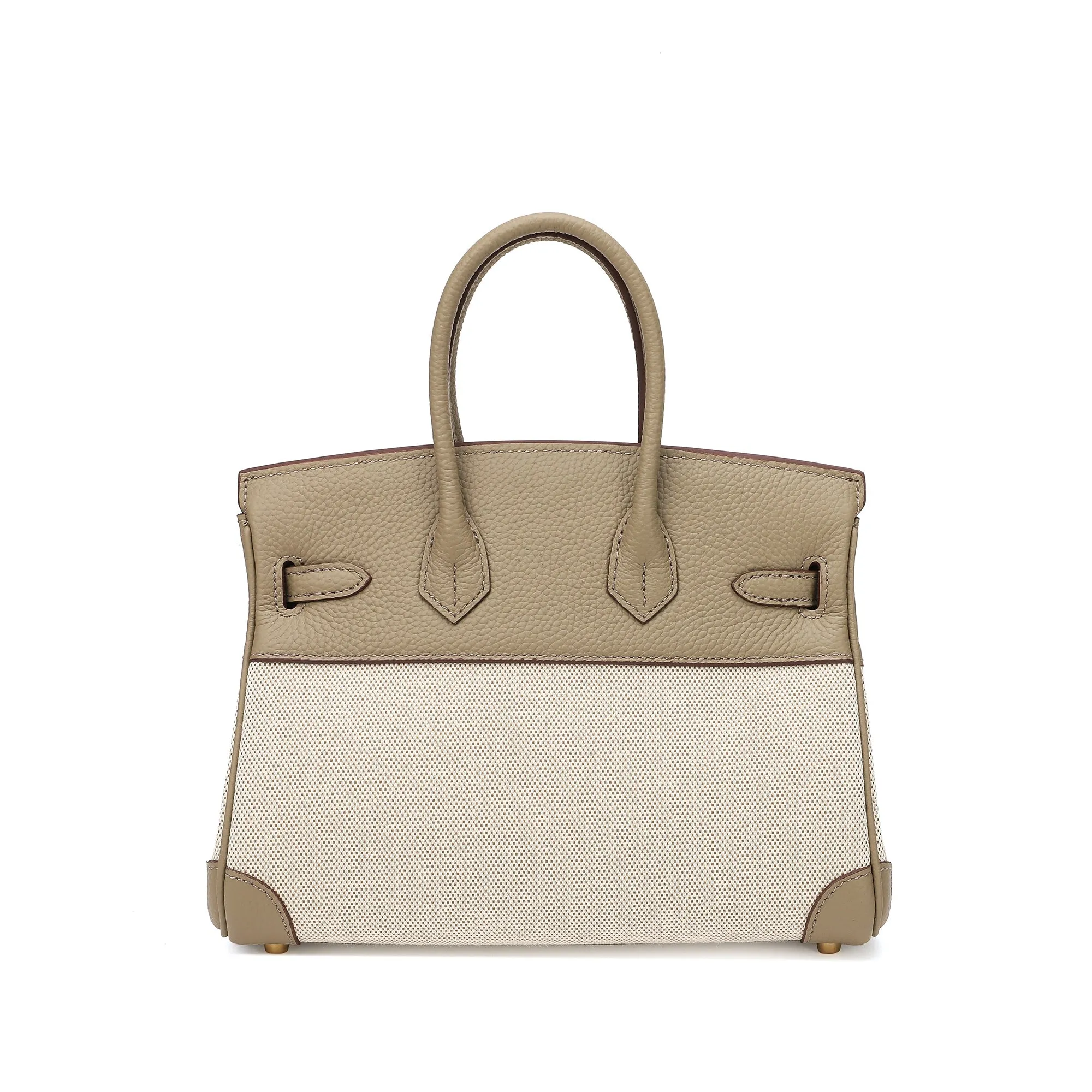 Tiffany & Fred Canvas & Leather Satchel/Shoulder Bag