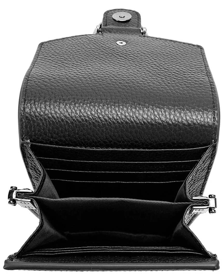 Tiffany & Fred Full-Grain Leather Crossbody Phone Bag