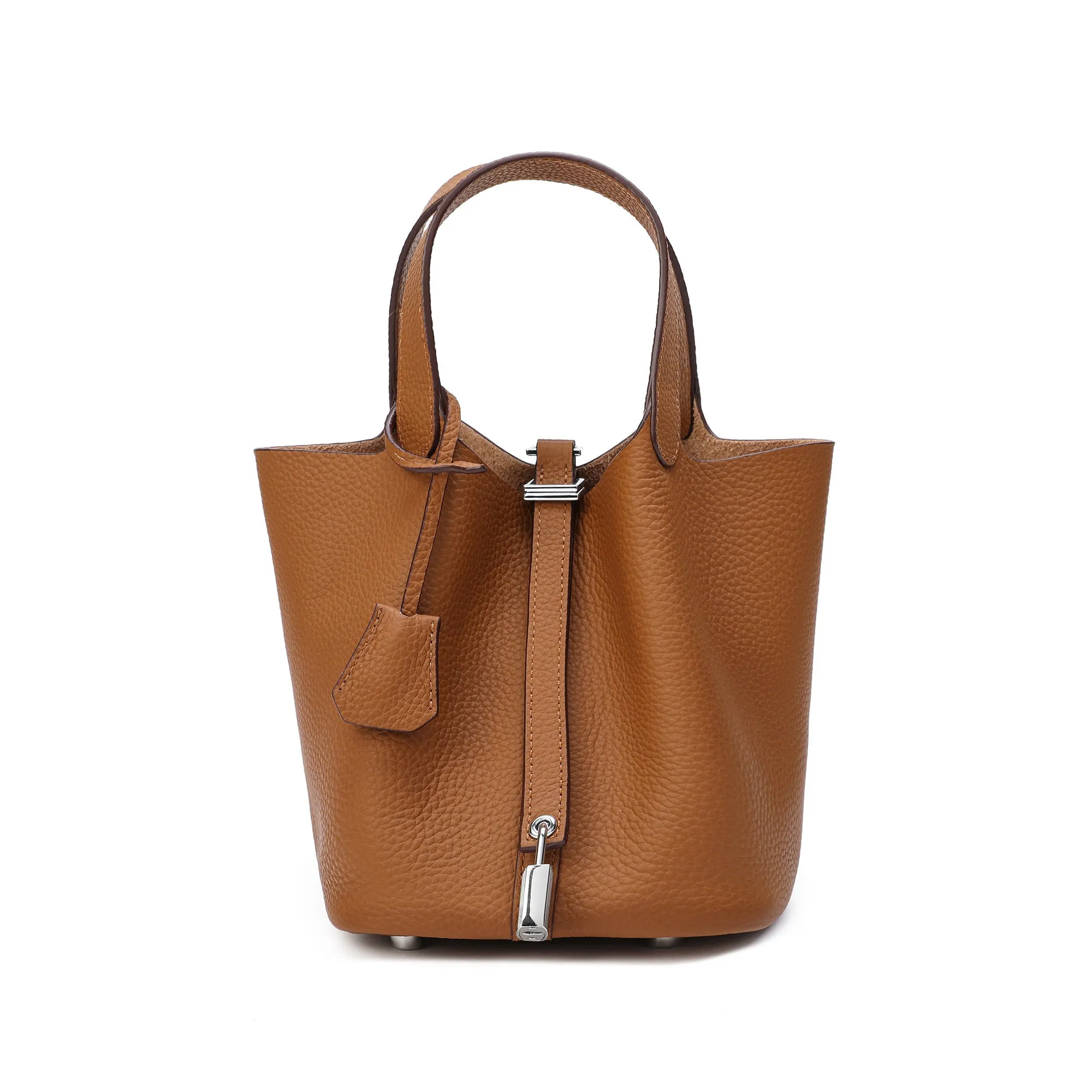 Tiffany & Fred Full-grain Leather Top-Handle Bag