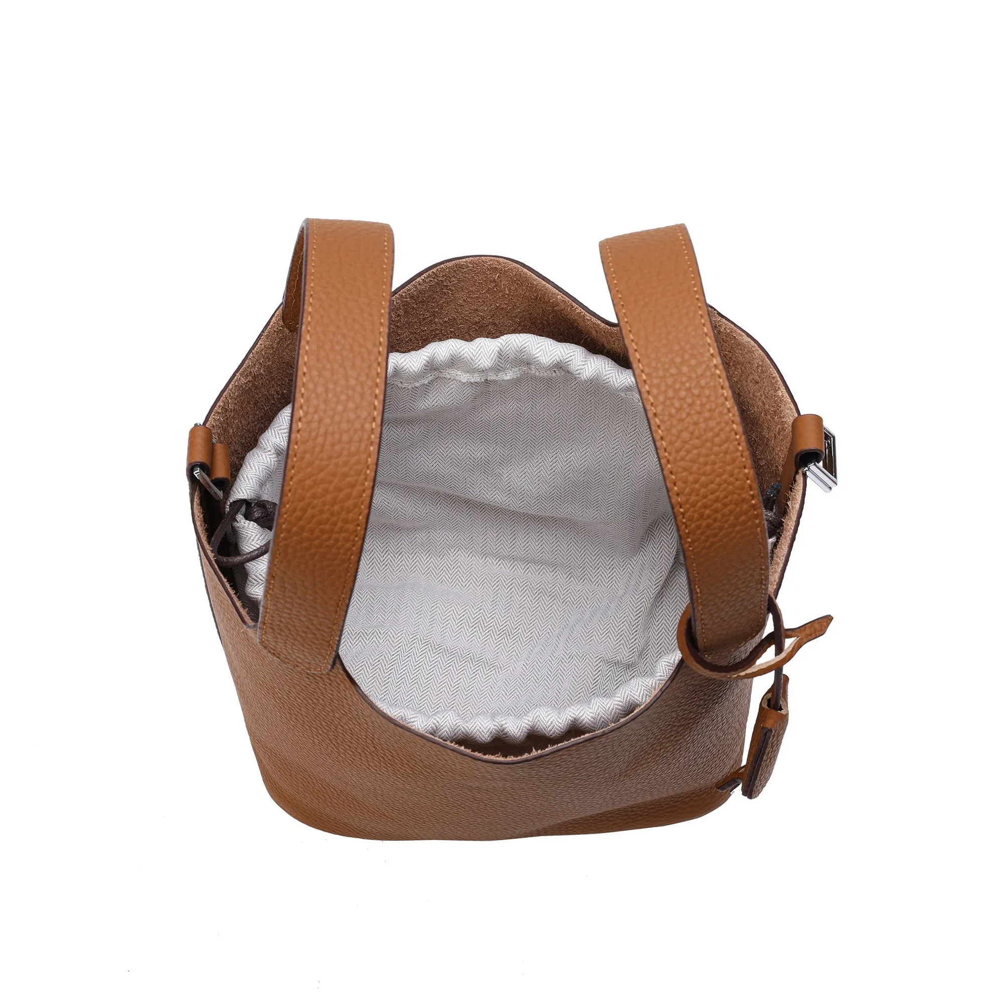 Tiffany & Fred Full-grain Leather Top-Handle Bag