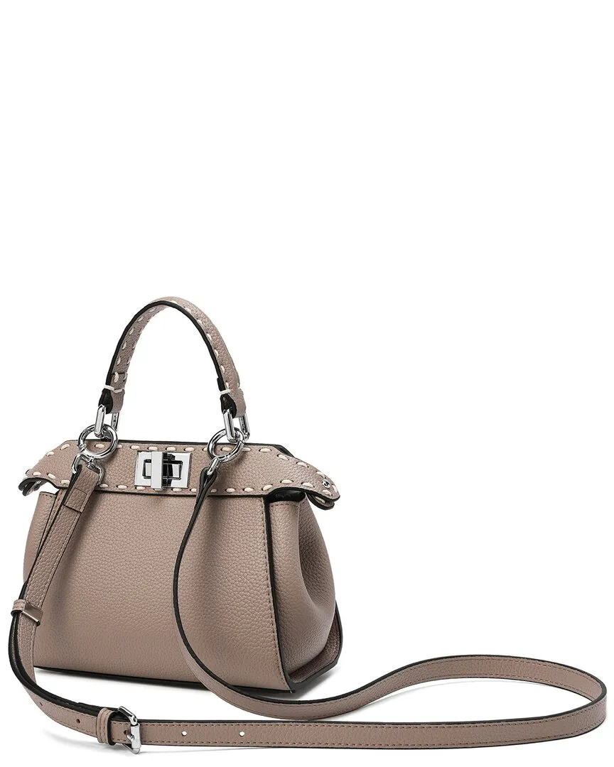 Tiffany & Fred Leather Satchel Shoulder Bag