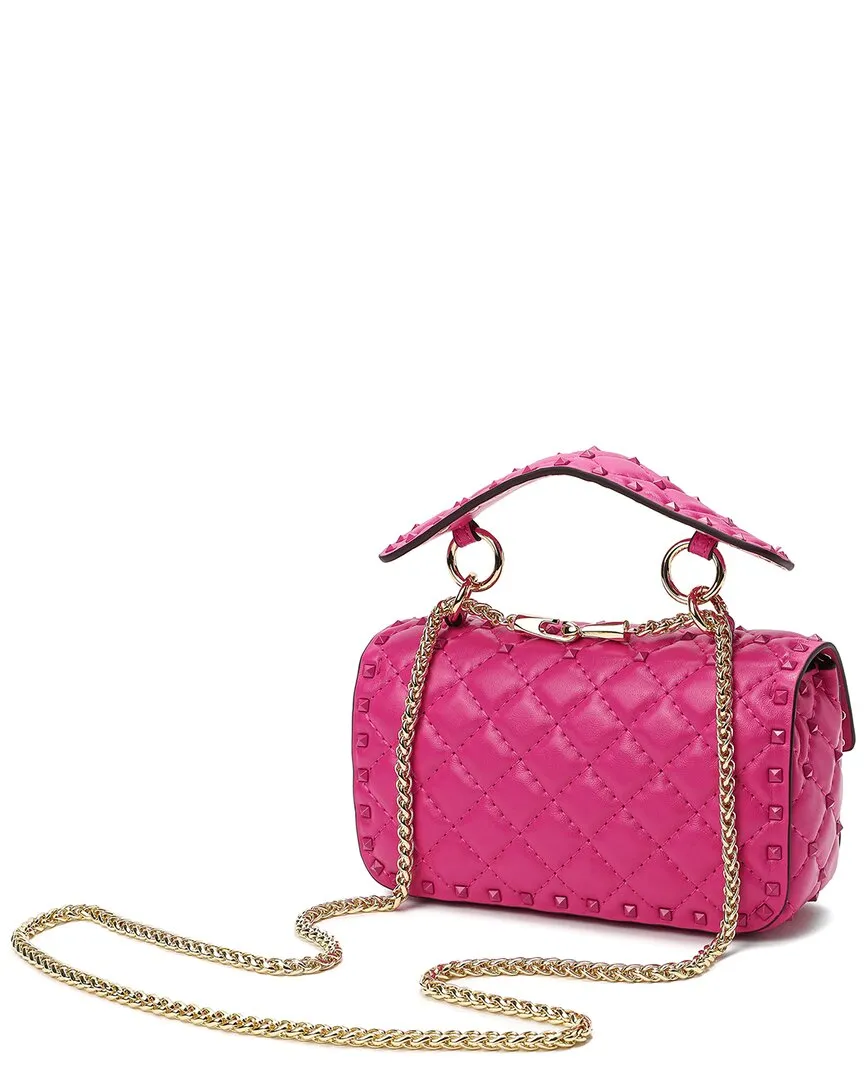 Tiffany & Fred Paris Quilted & Studded Leather Crossbody