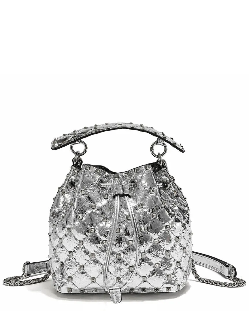 Tiffany & Fred Quilted & Studded Leather Tote