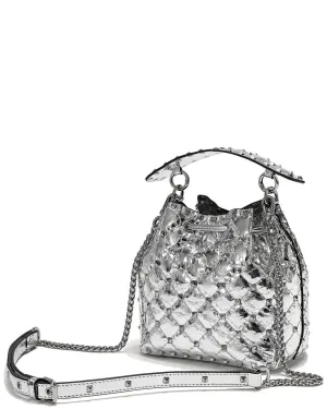 Tiffany & Fred Quilted & Studded Leather Tote