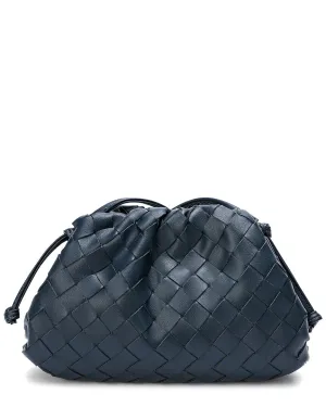 Tiffany & Fred Woven Leather Crossbody Pouch