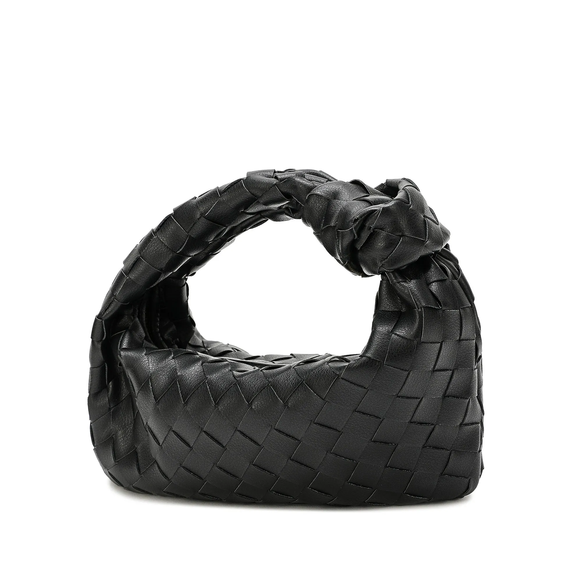 Tiffany & Fred Woven Sheepskin Knot Pouch Bag