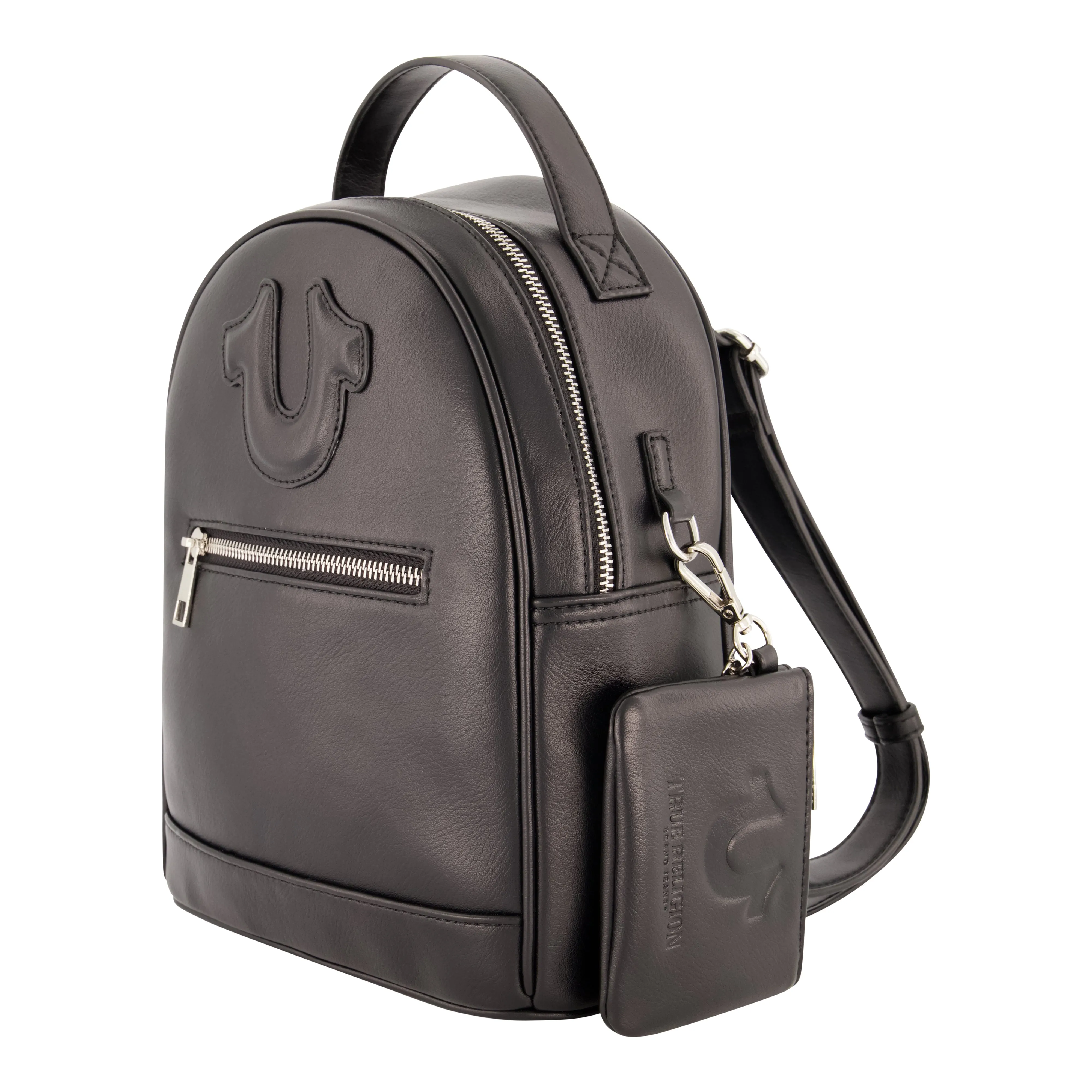 True Religion Horseshoe Motif Backpack and Coin bag