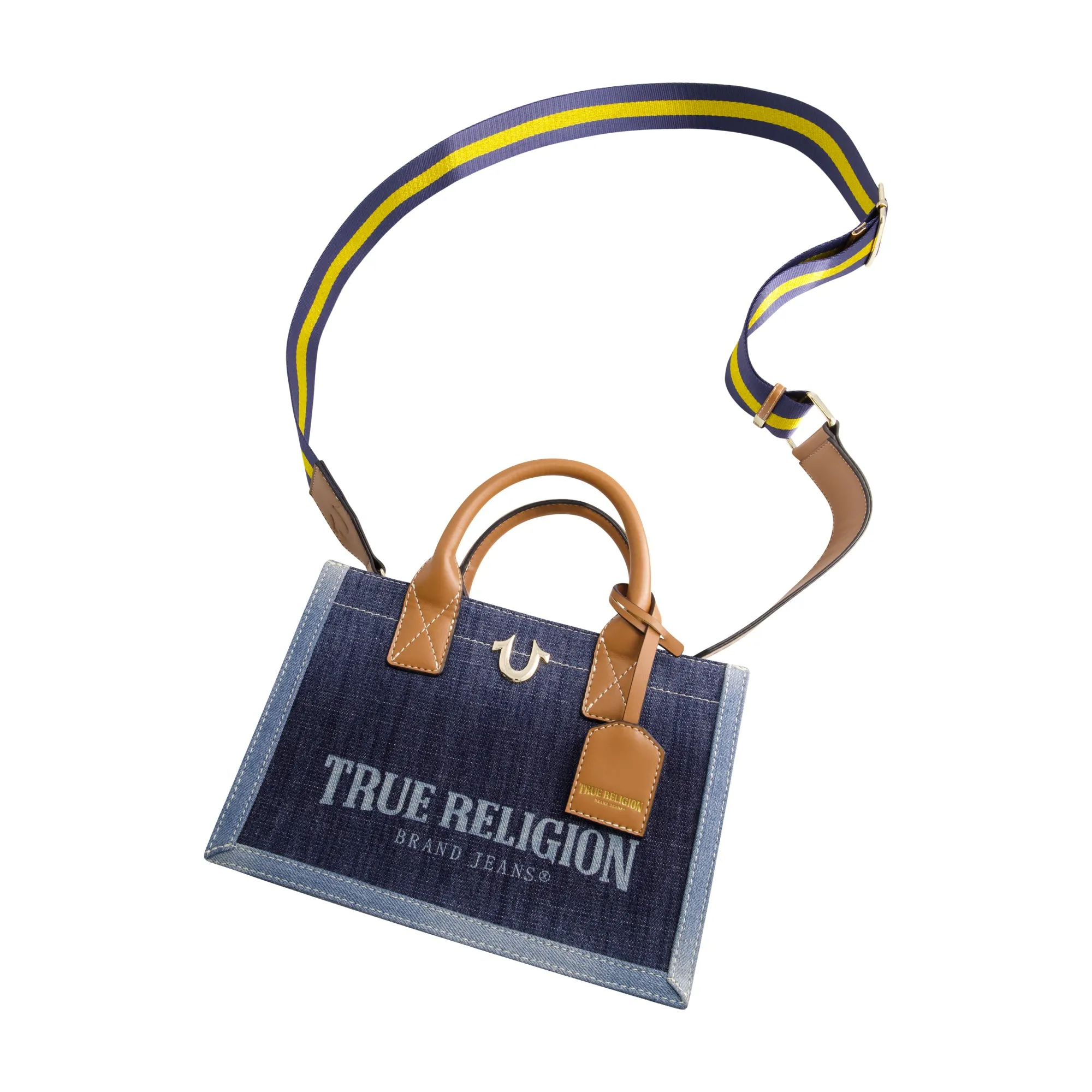 True Religion Modern Edge Denim Tote