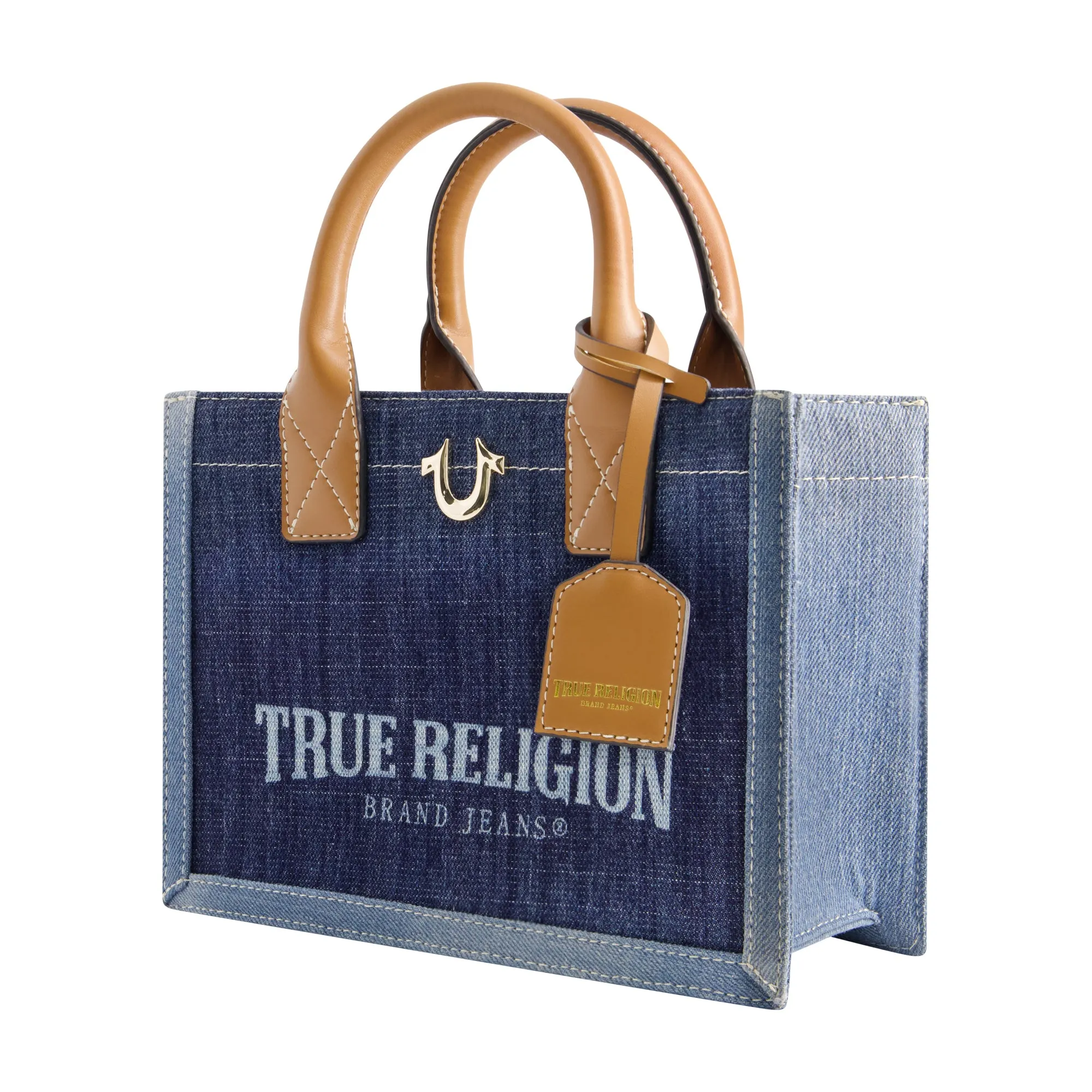 True Religion Modern Edge Denim Tote