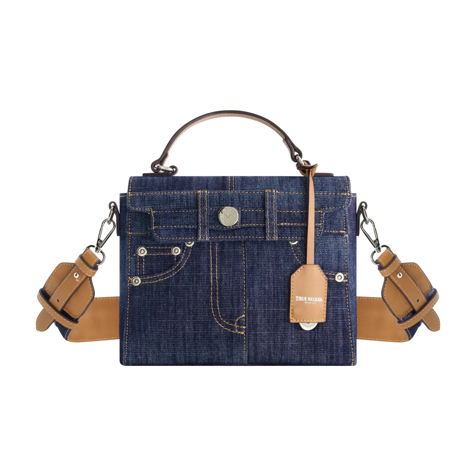 True Religions Jean Pocket Mini Flap