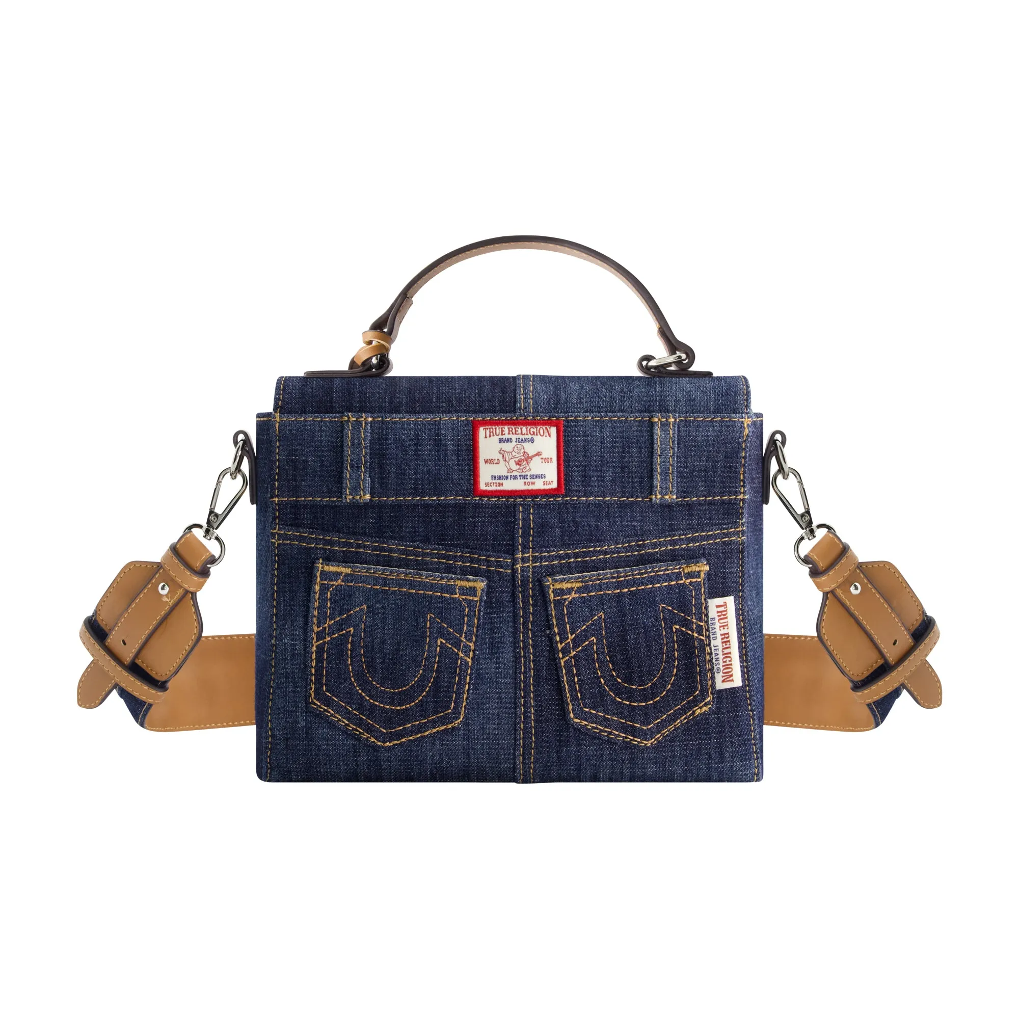 True Religions Jean Pocket Mini Flap