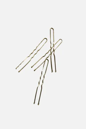 U-shaped Hair Clip (50 pcs.) - Gold