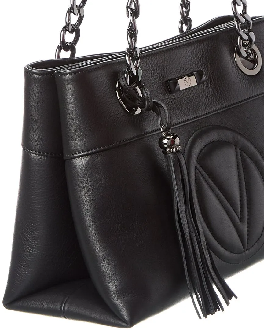 Valentino by Mario Valentino Kali Signature Leather Shoulder Bag