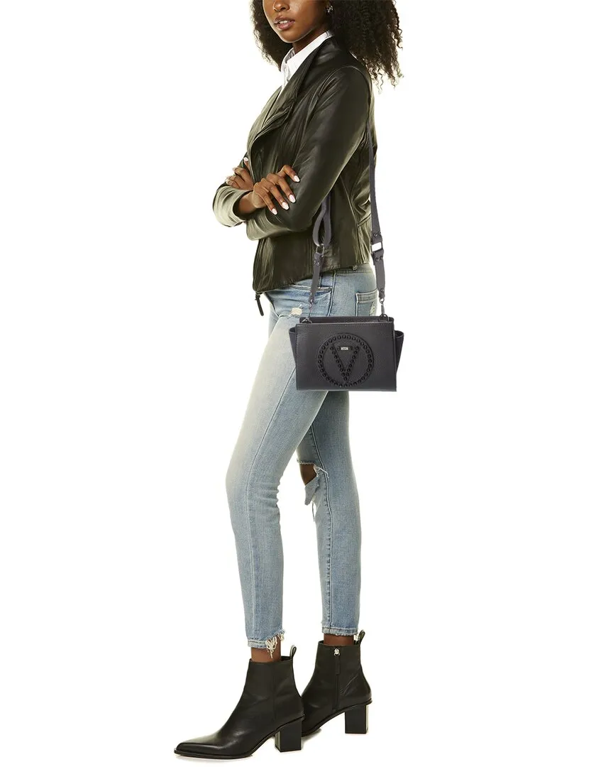 Valentino by Mario Valentino Kiki Rock Leather Shoulder Bag