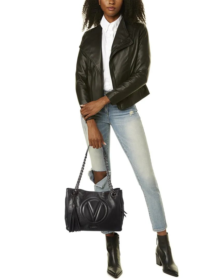 Valentino by Mario Valentino Luisa2 Signature Leather Shoulder Bag