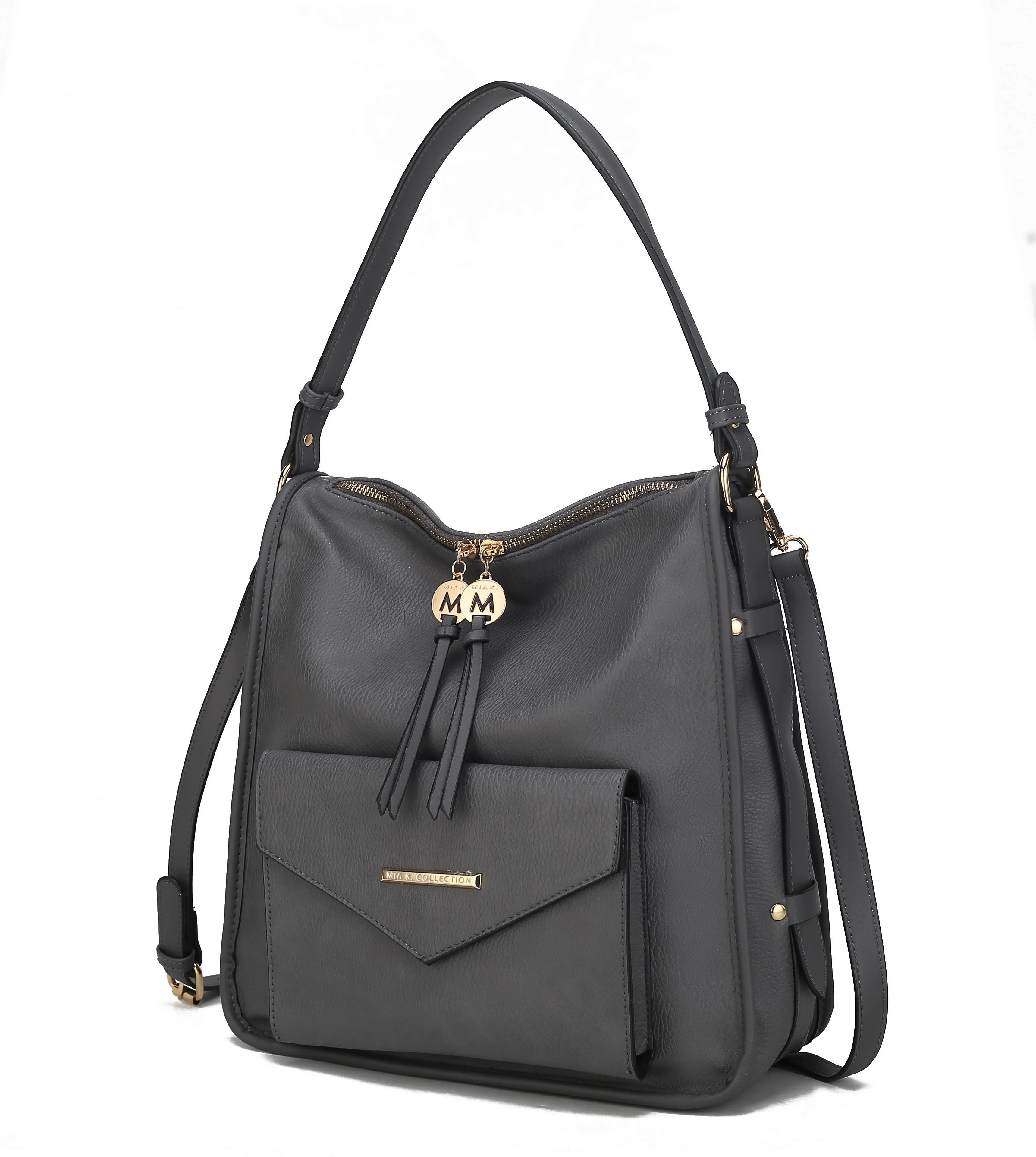 Vanya Vegan Leather Shoulder Handbag