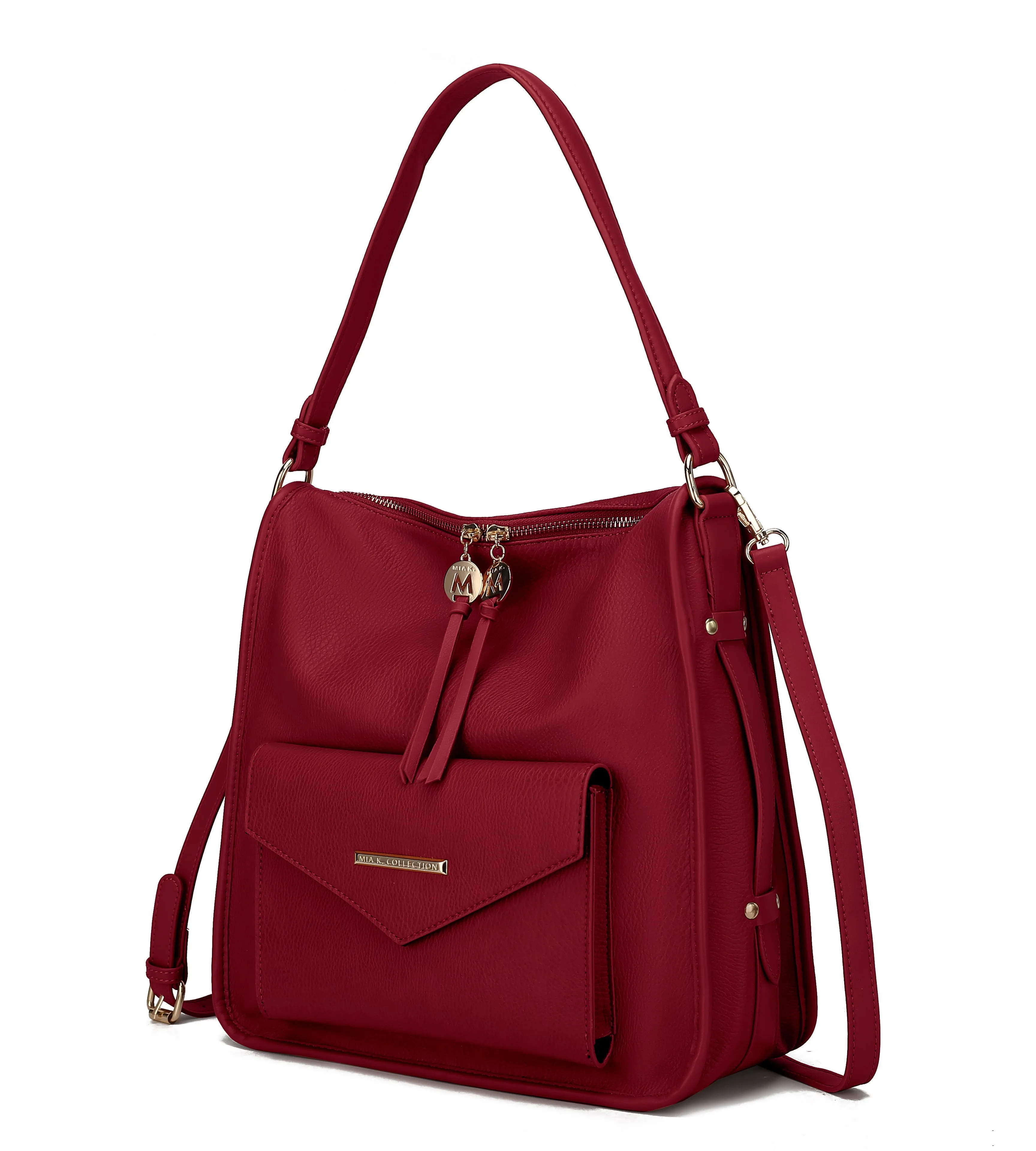 Vanya Vegan Leather Shoulder Handbag