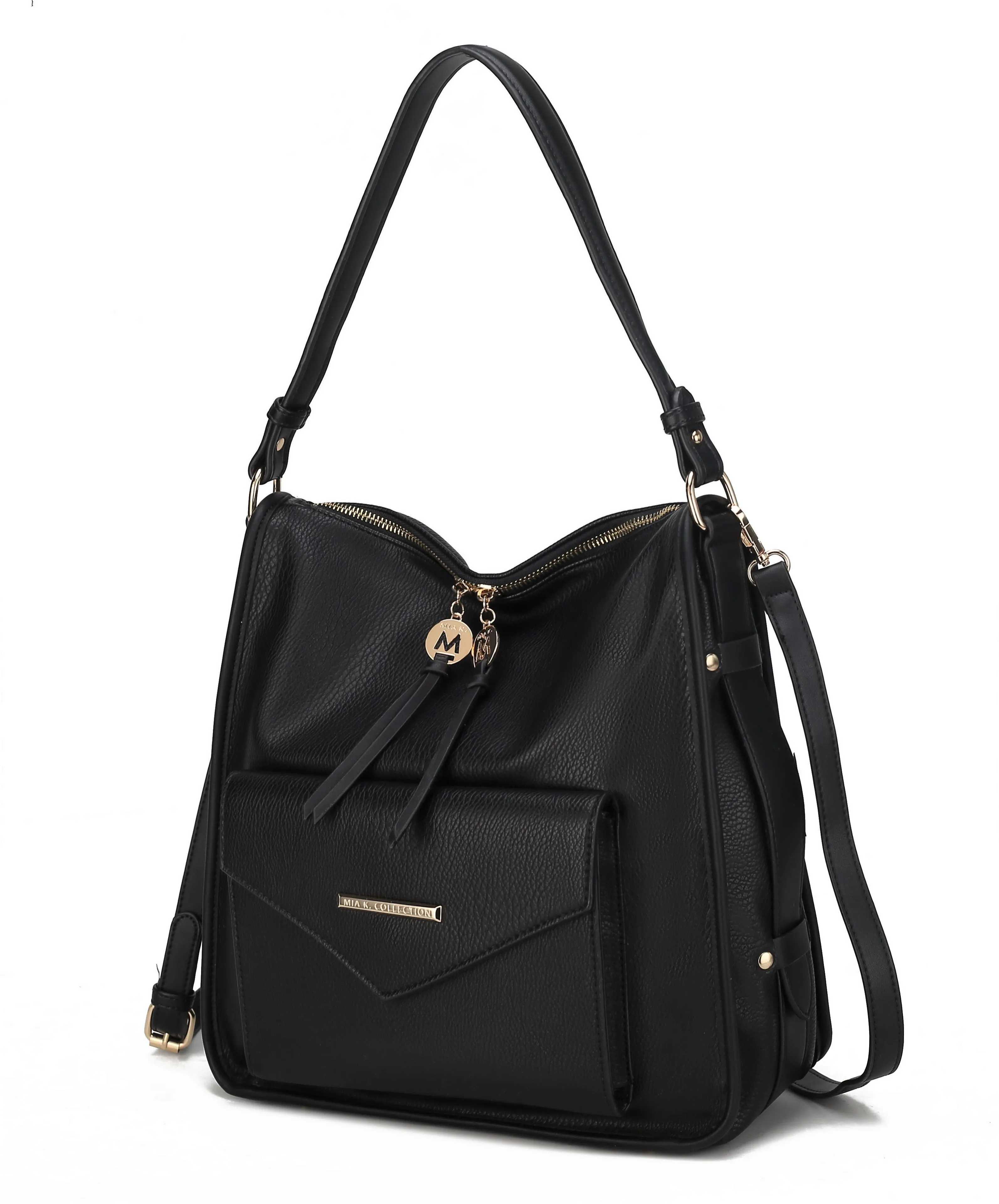 Vanya Vegan Leather Shoulder Handbag