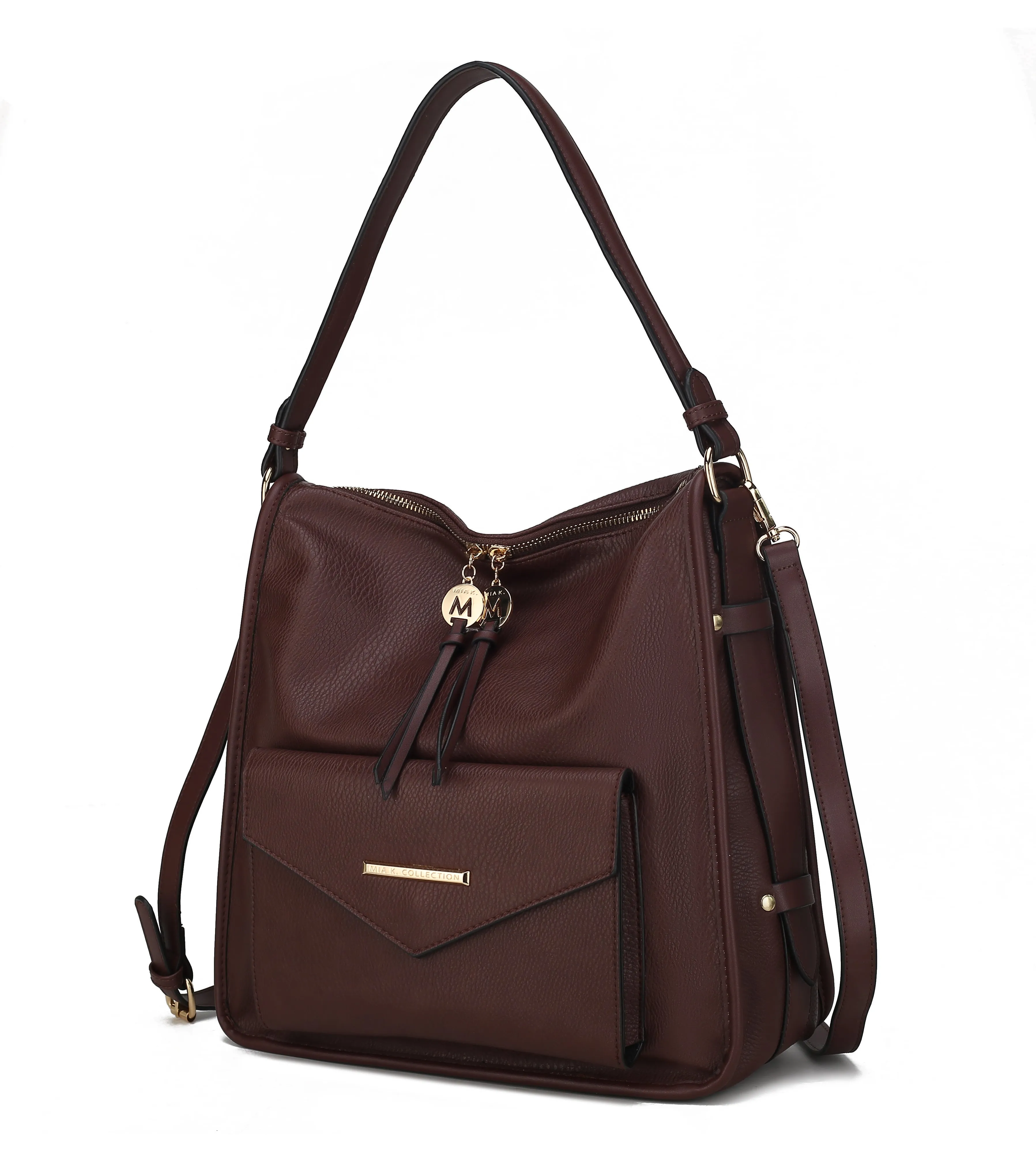 Vanya Vegan Leather Shoulder Handbag