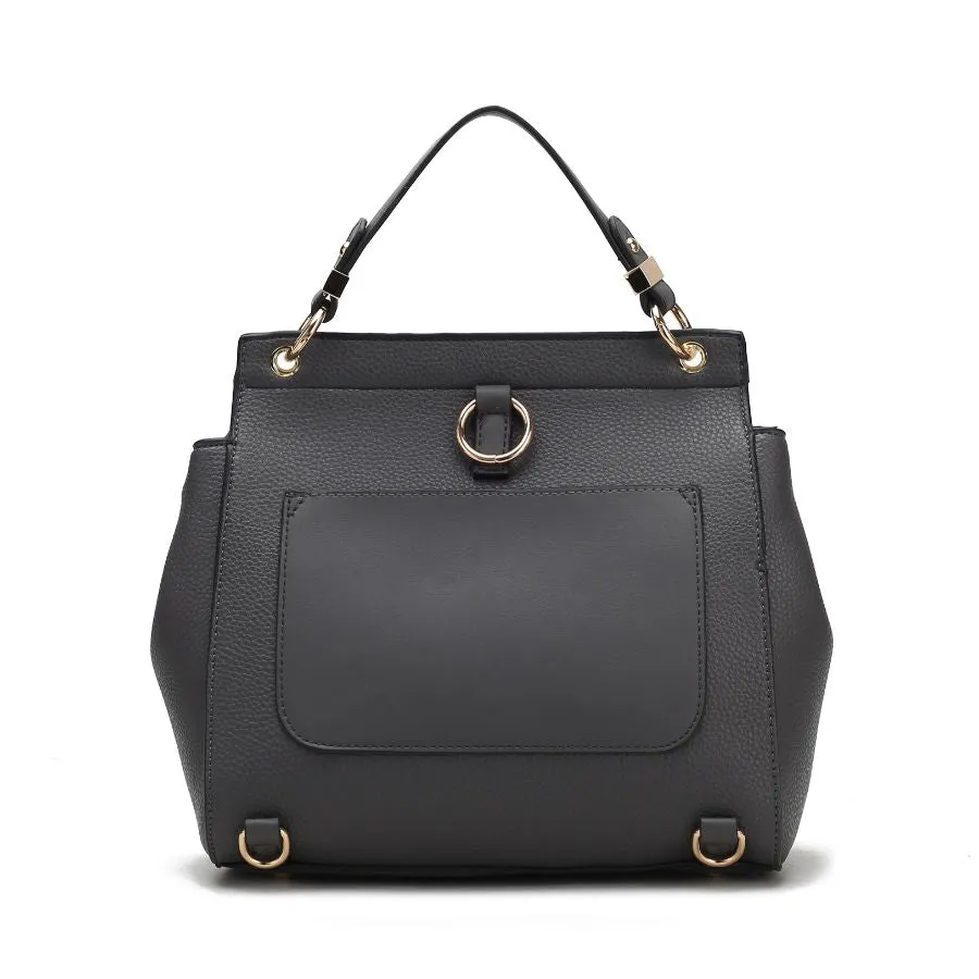 Vida Vegan Leather Women’s 3-in-1 Satchel, Backpack & Crossbody