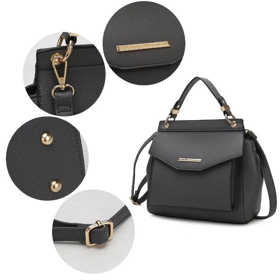 Vida Vegan Leather Women’s 3-in-1 Satchel, Backpack & Crossbody