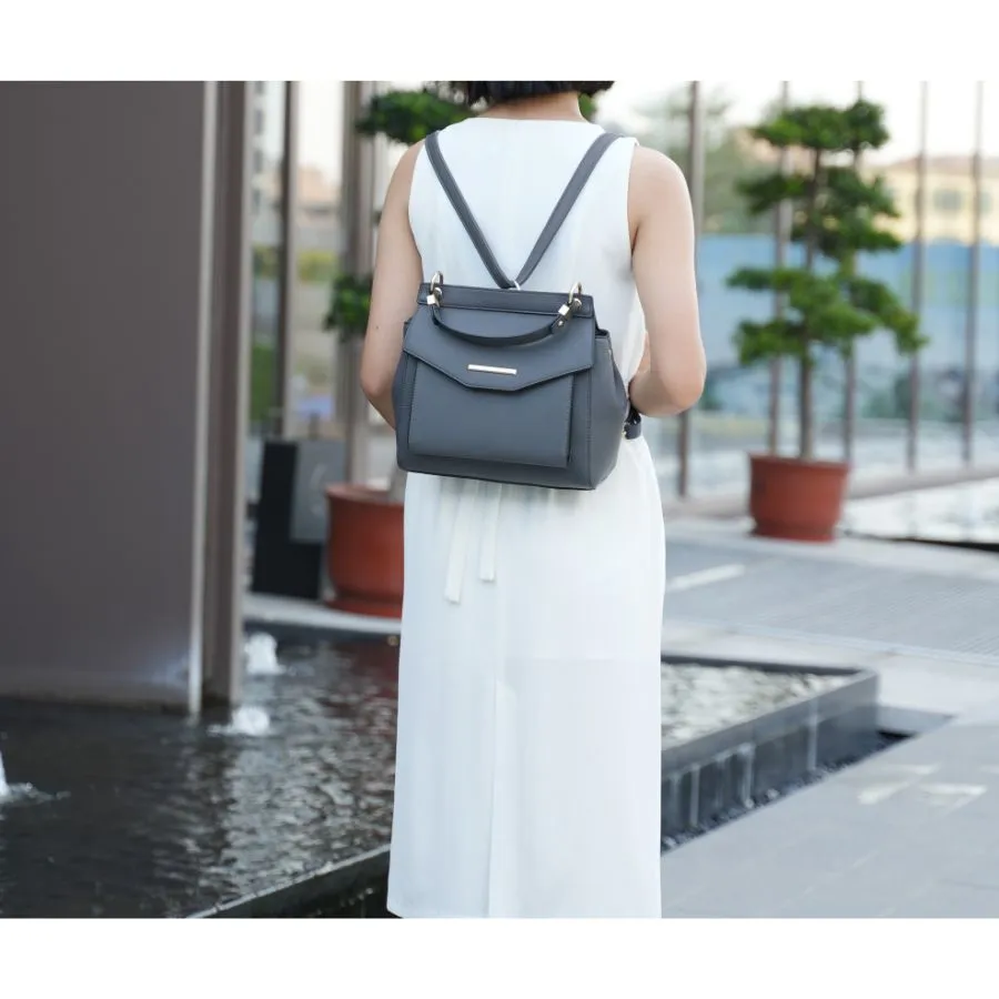 Vida Vegan Leather Women’s 3-in-1 Satchel, Backpack & Crossbody