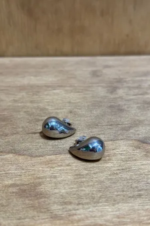 Water Droplets Studs - Silver