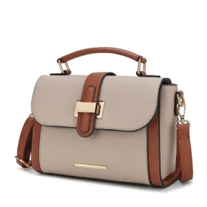 Willa Color-Block Vegan Leather Women’s Shoulder Bag