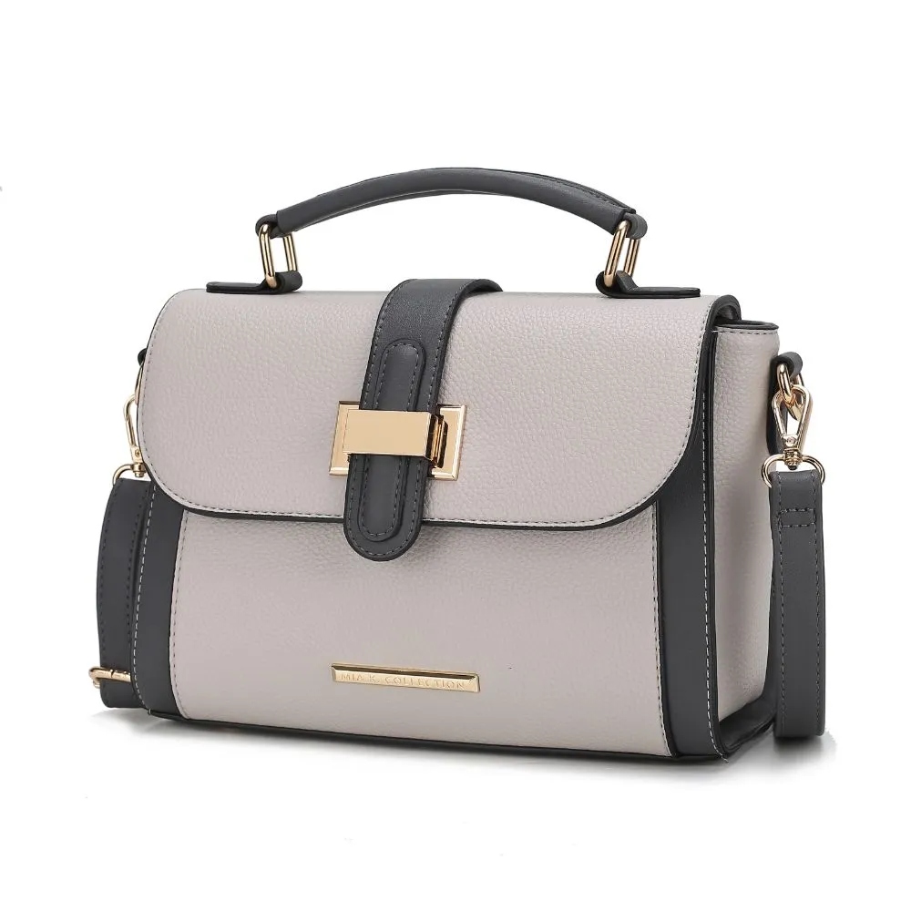Willa Color-Block Vegan Leather Women’s Shoulder Bag
