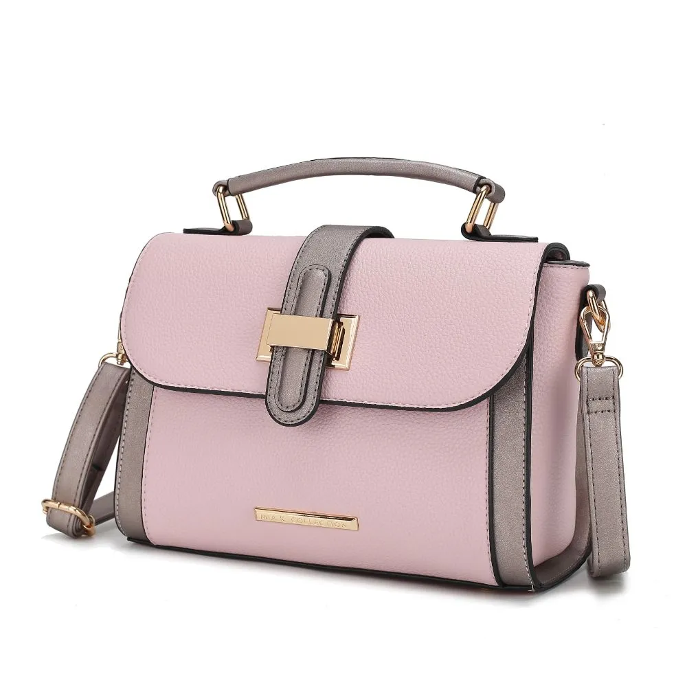 Willa Color-Block Vegan Leather Women’s Shoulder Bag