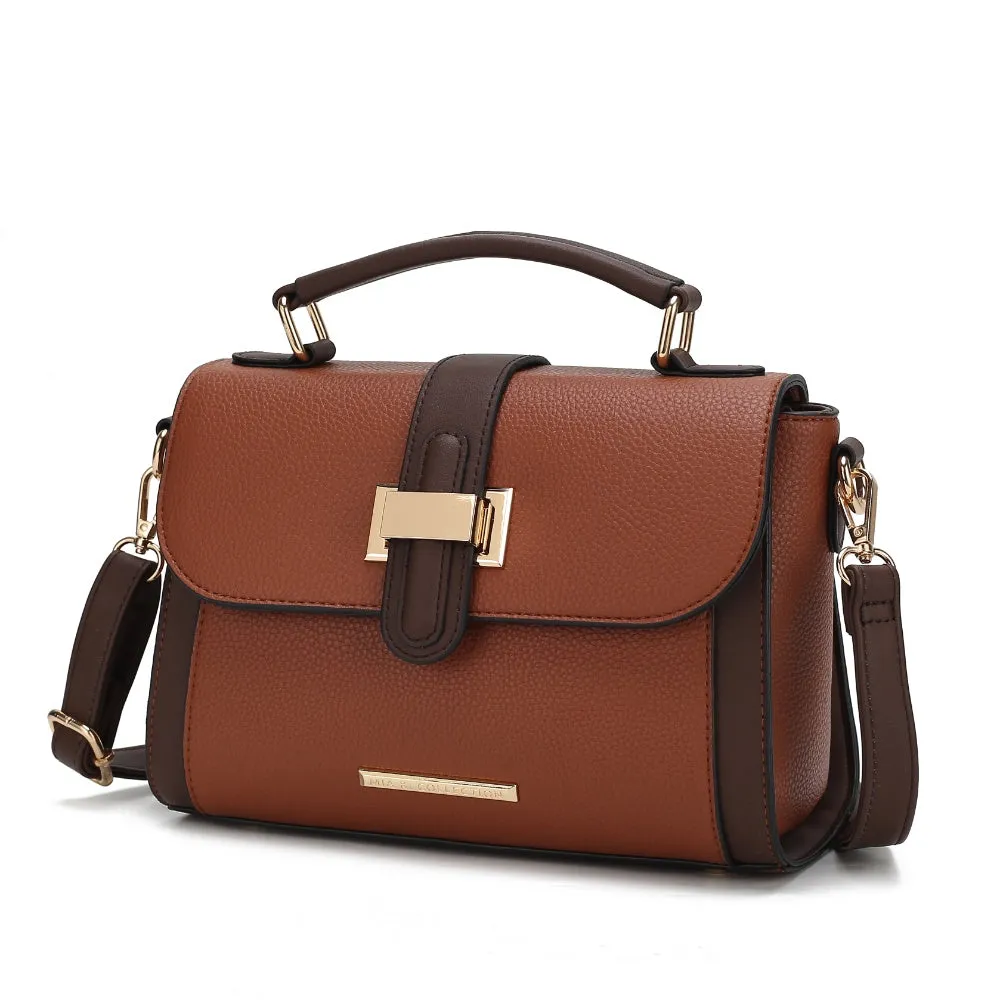Willa Color-Block Vegan Leather Women’s Shoulder Bag